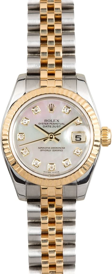 rolex lady datejust mother of pearl